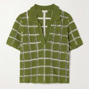 DRIES VAN NOTEN / Tiramisu Collared Polo Shirt /. XS